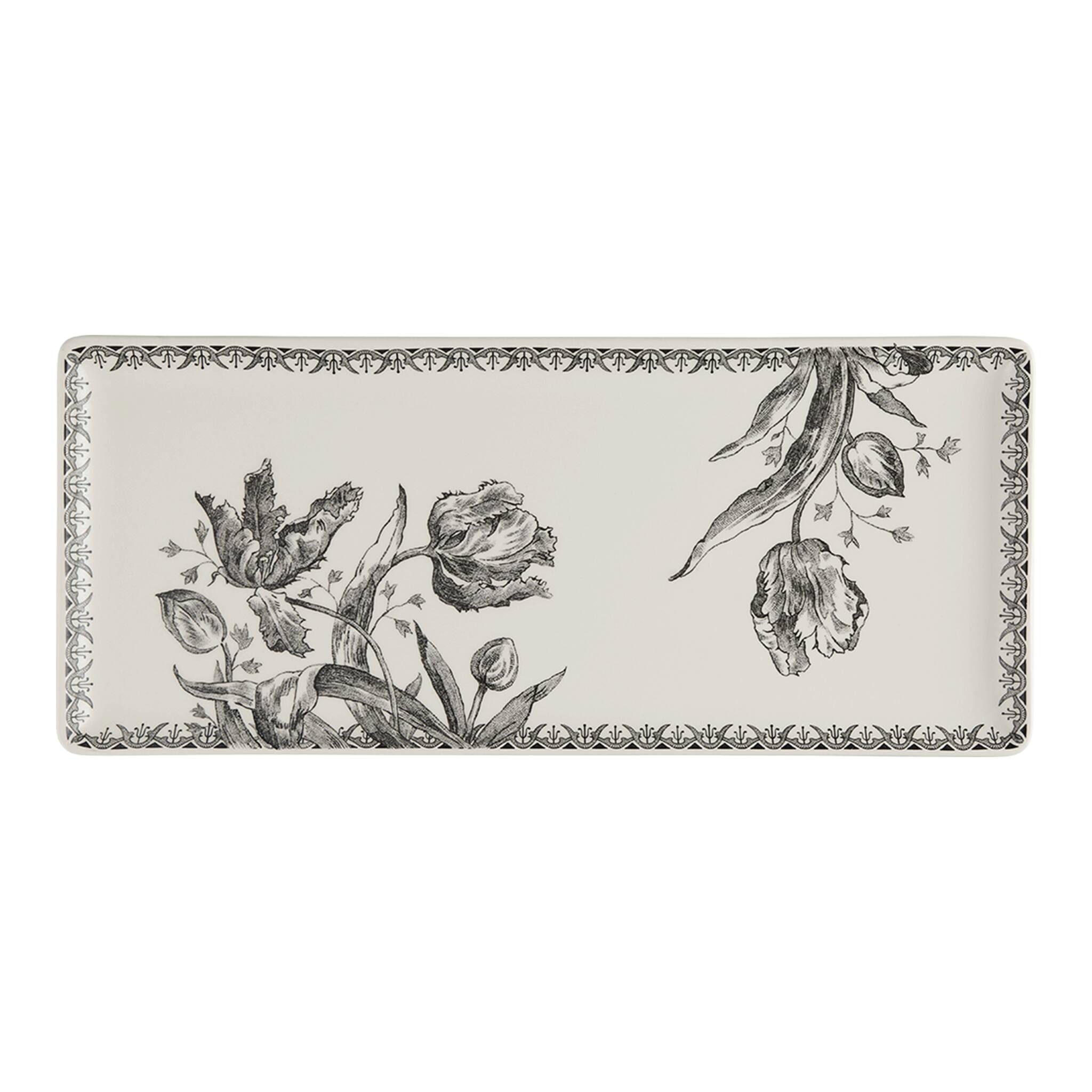 Gien Oblong Serving Tray - Tulipes