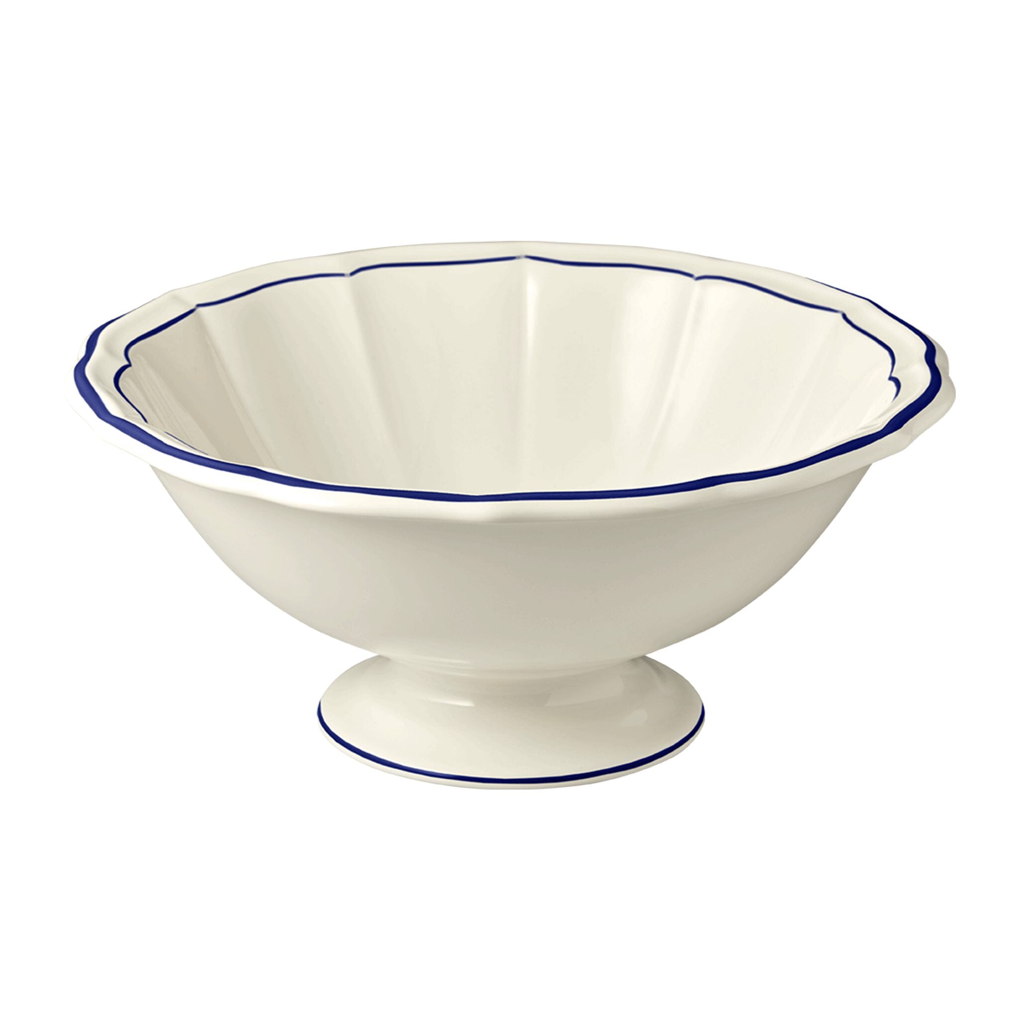 Gien Open Vegetable - Filet Cobalt Vegetable Bowl