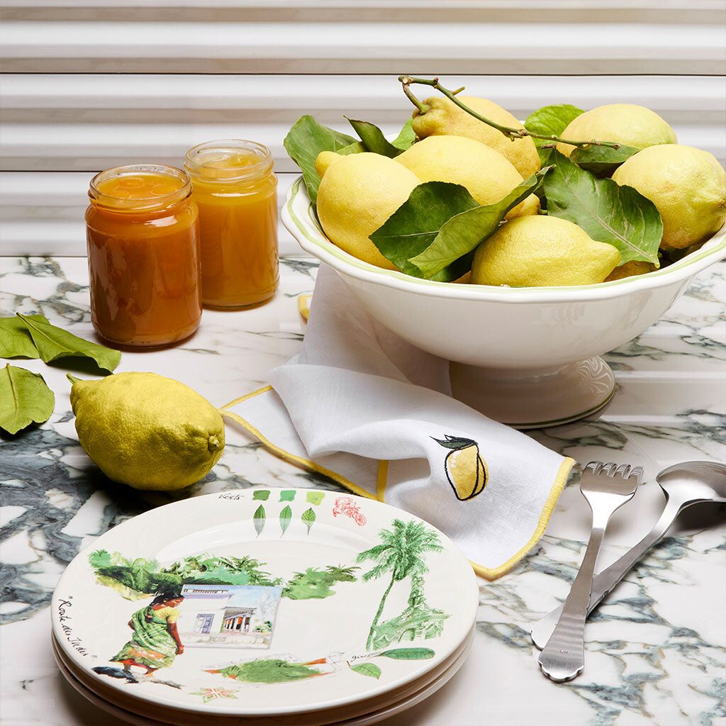 Gien Open Vegetable - Filet Green Vegetable Bowl, alternate view