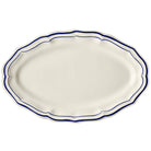 Gien Oval Platter - Filet Cobalt
