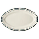 Gien Oval Platter - Filet Ocean Blue