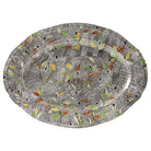 Gien Oval Platter Foliage - Rambouillet