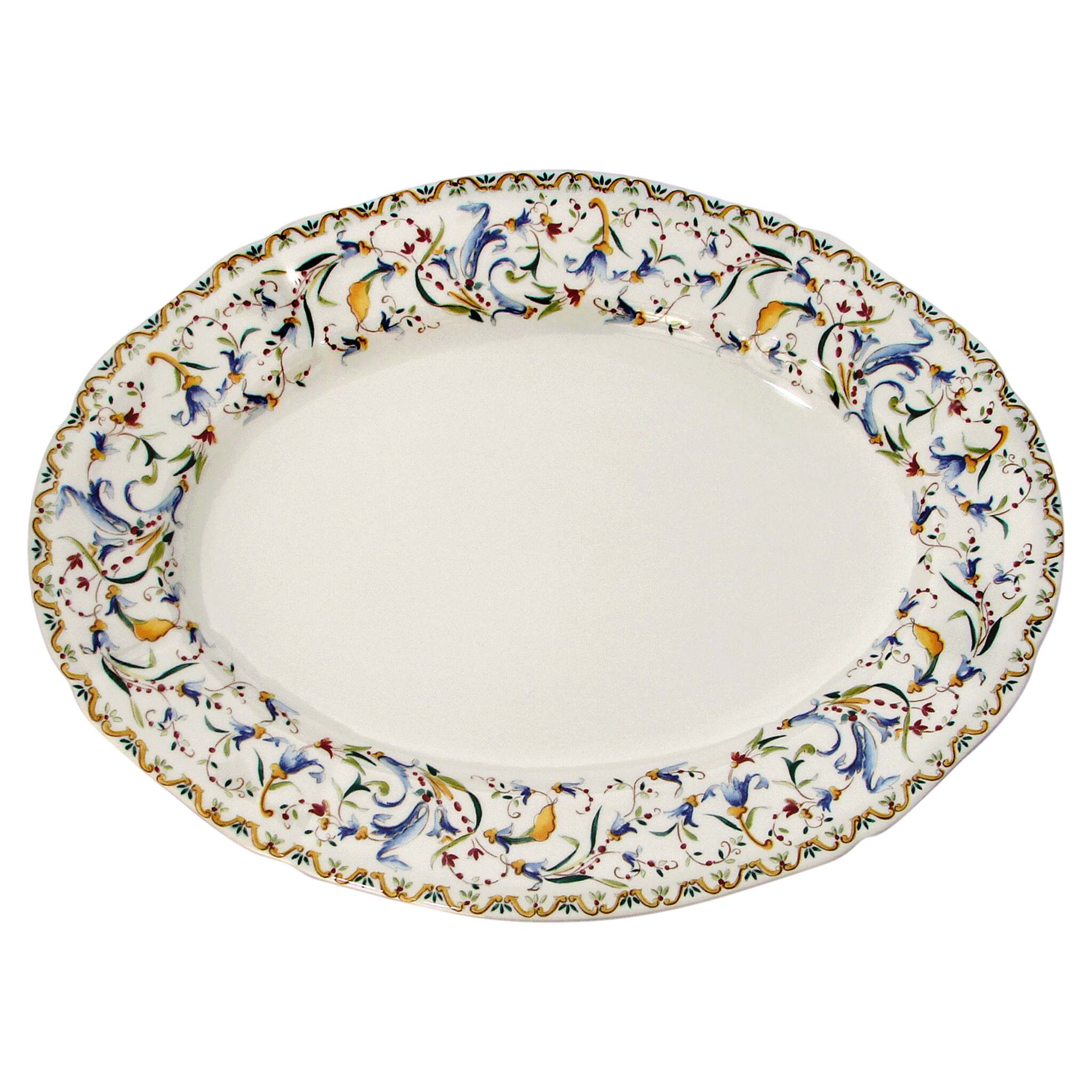 Gien Oval Platter, Large - Toscana