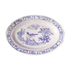 Gien Oval Platter - Oiseau Bleu