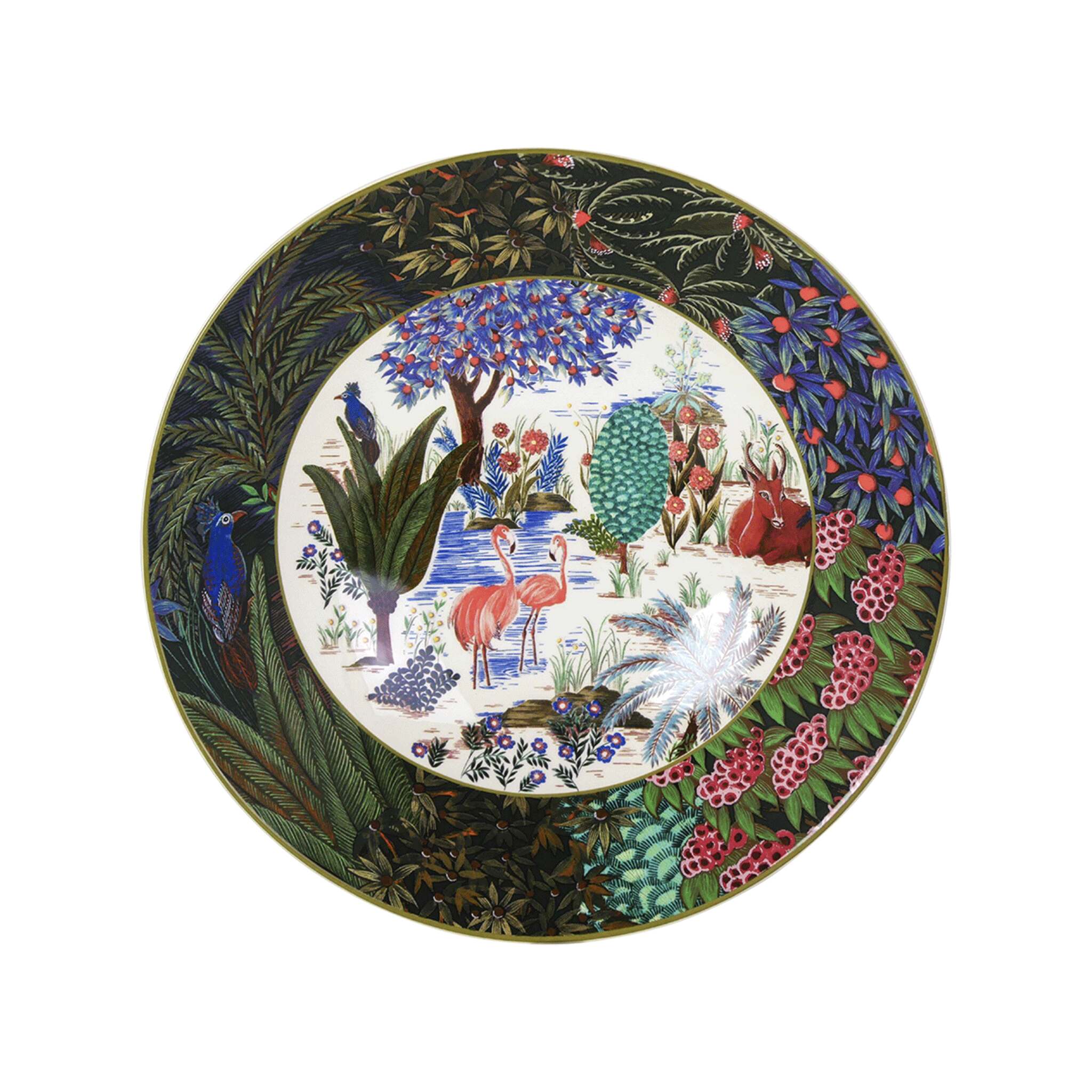 Gien Pasta Plate - Le Jardin Du Palais Pasta Bowl