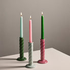 Gien Peony Candleholder - Berlingot, lifestyle view
