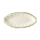 Gien Pickle Dish - Filet Green