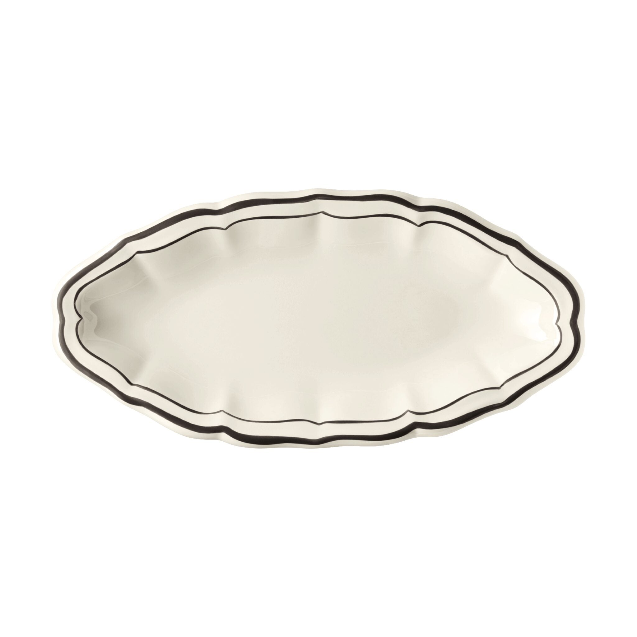 Gien Pickle Dish - Filet Midnight