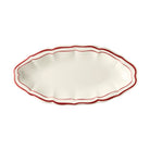 Gien Pickle Dish - Filet Red