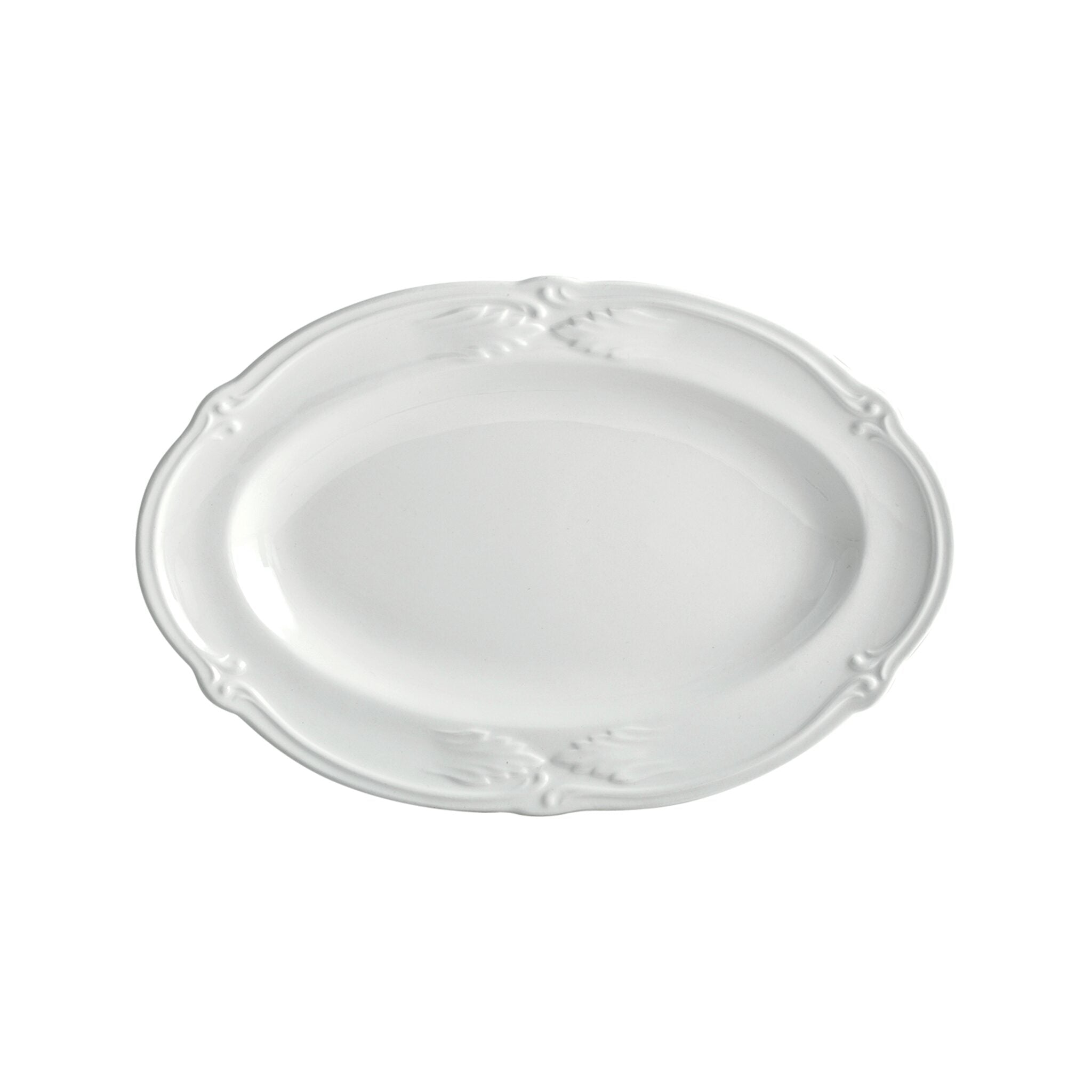 Gien Pickle Dish - Rocaille White