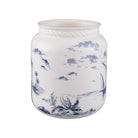 Gien Roped Vase, Large - Les Dépareillées Blue, view 3