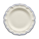 Gien Round Deep Dish - Filet Blue Serving Bowl
