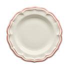 Gien Round Deep Dish - Filet Coral Serving Bowl