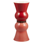 Gien Ruby and Terracotta Siam Vase, Large