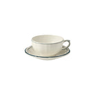 Gien Set of 2 Breakfast Cups & Saucers - Filet Ocean Blue