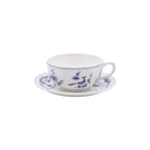 Gien Set of 2 Breakfast Cups & Saucers - Paradis Bleu