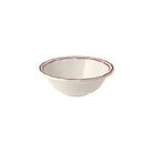 Gien Set of 2 Cereal Bowls XL - Filet Burgundy