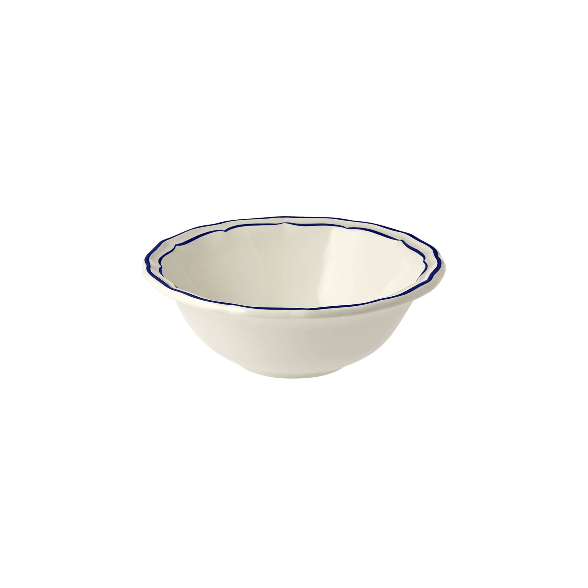 Gien Set of 2 Cereal Bowls XL - Filet Cobalt