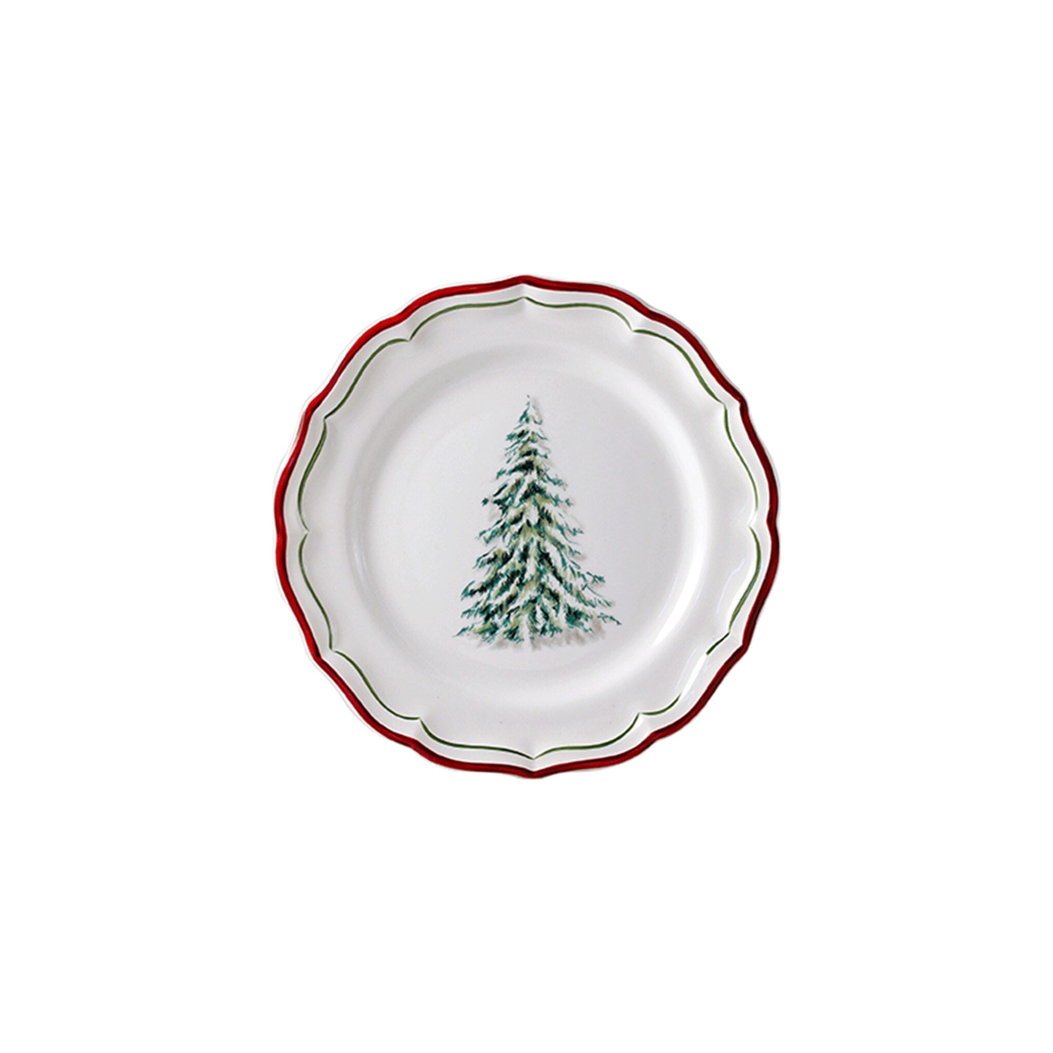 Gien Set of 2 Coasters - Filet Noël