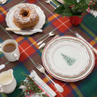 Gien Set of 2 Coasters - Filet Noël, lifestyle view