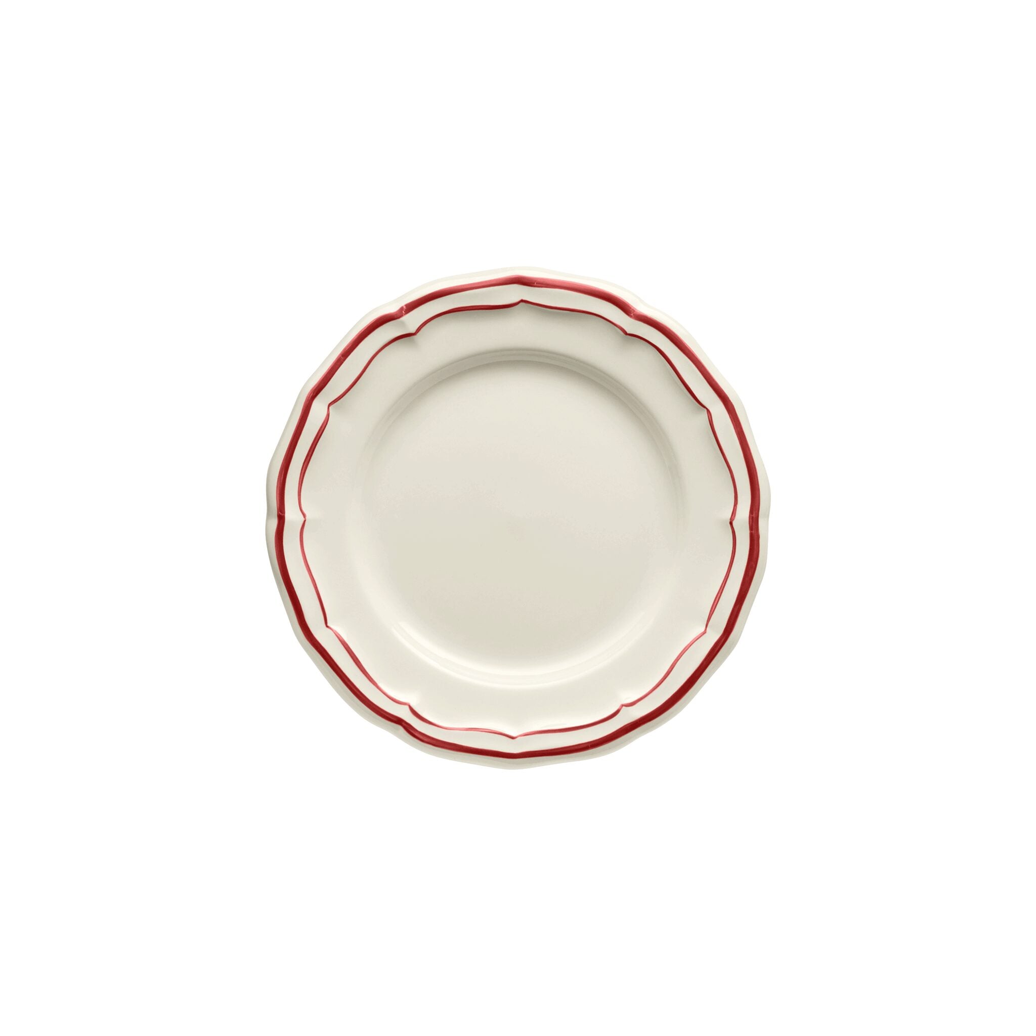 Gien Set of 2 Coasters - Filet Red