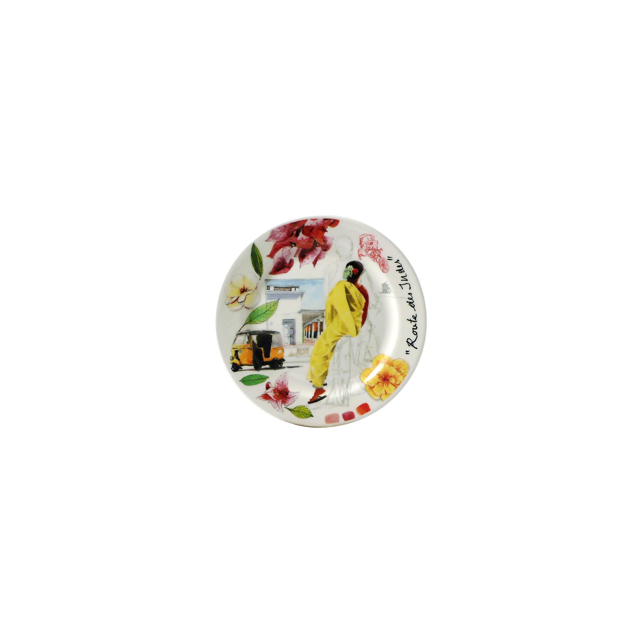 Gien Set of 2 Coasters - Route Des Indes