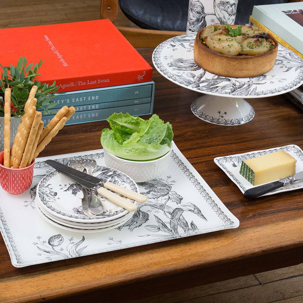 Gien Set of 2 Coasters - Tulipes, alternate view