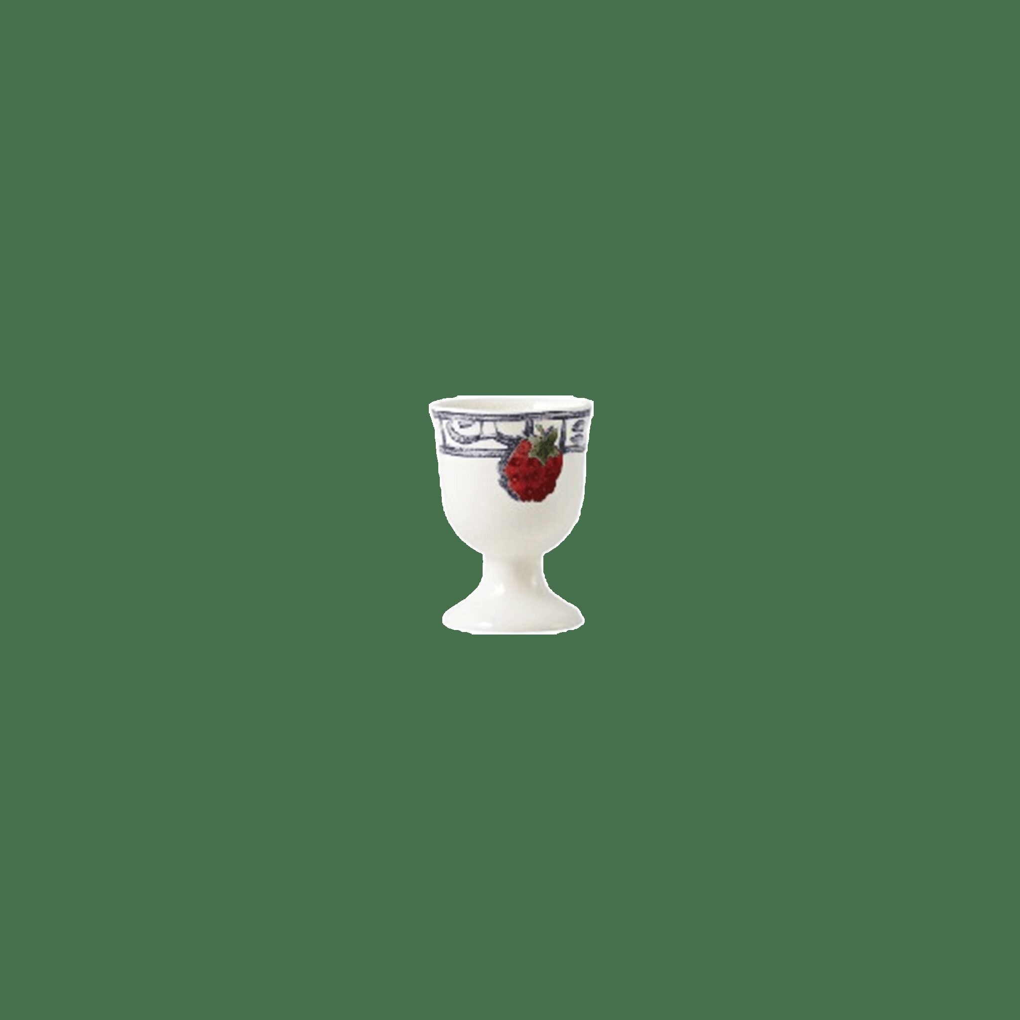Gien Set of 2 Egg Cups - Oiseau Bleu Fruits