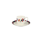 Gien Set of 2 Espresso Cups & Saucers - Chance Folle