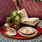 Gien Set of 2 Espresso Cups & Saucers - Chance Folle, alternate view
