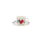 Gien Set of 2 Espresso Cups & Saucers - L'Archipel Sentimental
