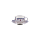 Gien Set of 2 Tea Cups & Saucers - Rouen Or