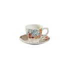 Gien Set of 2 Us Tea Cups & Saucers - Poésie