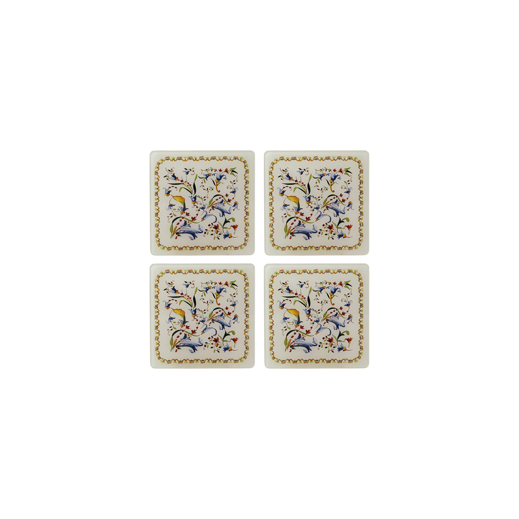 Gien Set of 4 Acrylic Coasters - Toscana