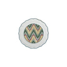 Gien Set of 4 Assorted Canape Plates - Dominoté, alternate view