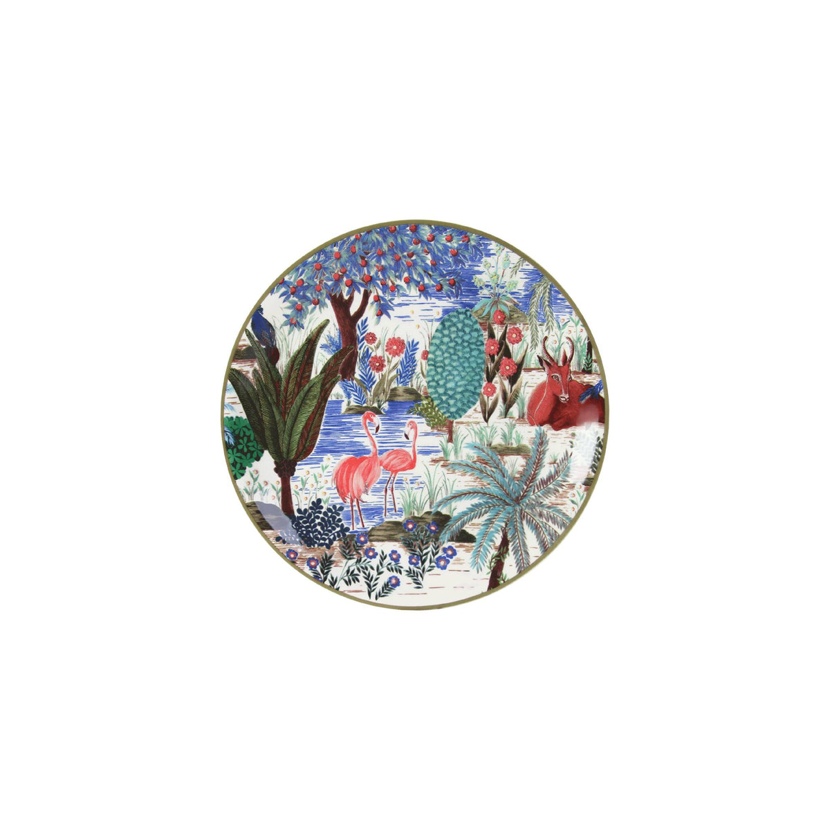 Gien Set of 4 Assorted Canape Plates - Le Jardin Du Palais, alternate view