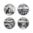 Gien Set of 4 Assorted Dessert Plates - Endroits Remarquables