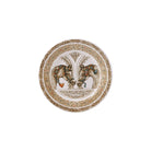 Gien Set of 4 Canape Plates - Chevaux Du Vent