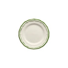 Gien Set of 4 Canape Plates - Filet Fern Green