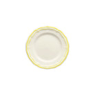 Gien Set of 4 Canape Plates - Filet Lemon
