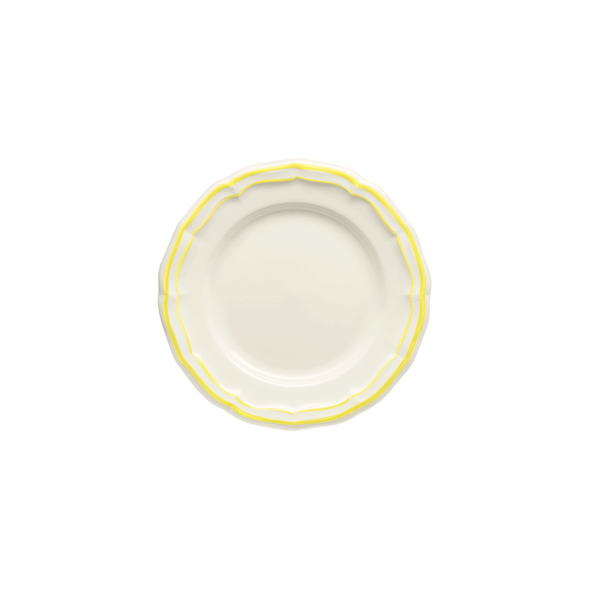 Gien Set of 4 Canape Plates - Filet Lemon