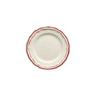 Gien Set of 4 Canape Plates - Filet Red