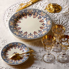 Gien Set of 4 Canape Plates - Rouen Or, alternate view