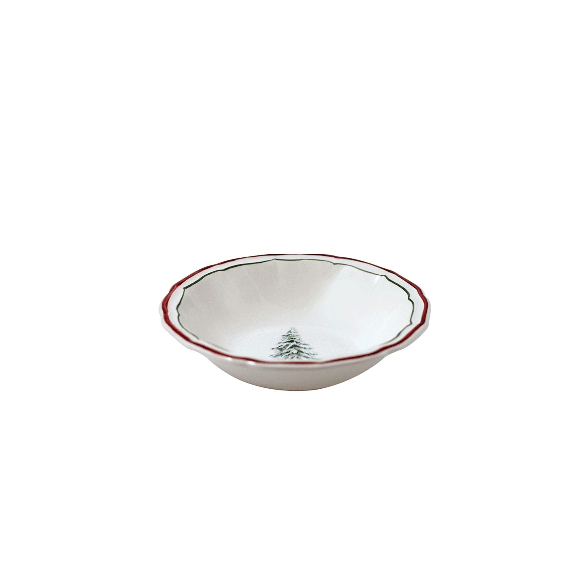 Gien Set of 4 Cereal Bowls - Filet Noël