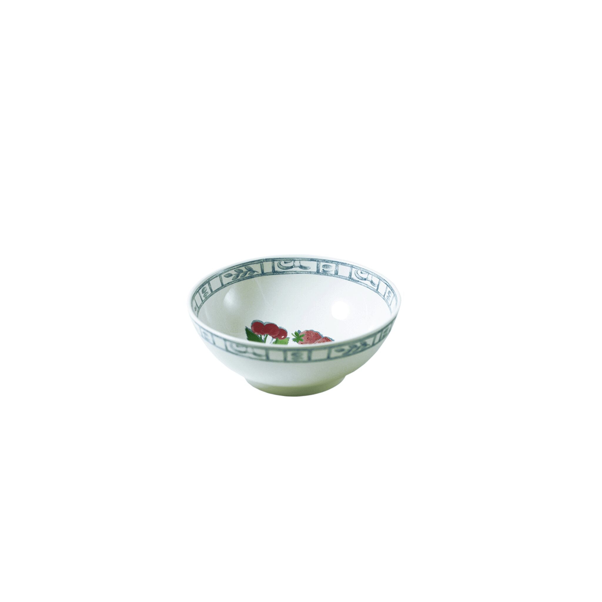 Gien Set of 4 Cereal Bowls - Oiseau Bleu Fruits