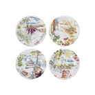 Gien Set of 4 Dessert Plates Assorted - Provence