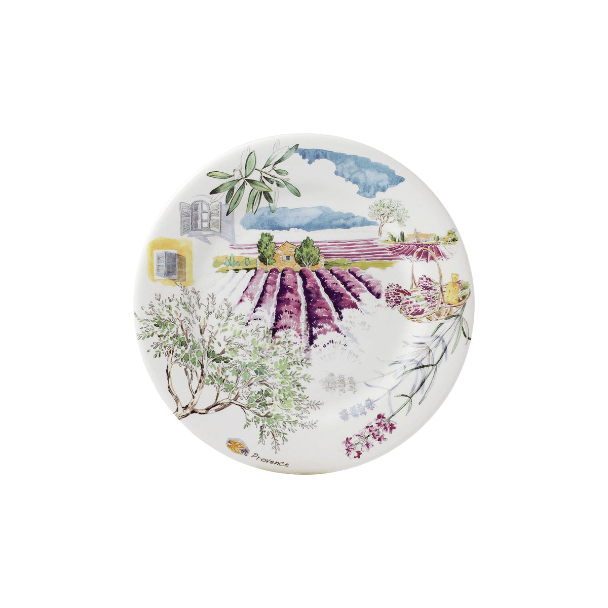 Gien Set of 4 Dessert Plates Assorted - Provence, alternate view