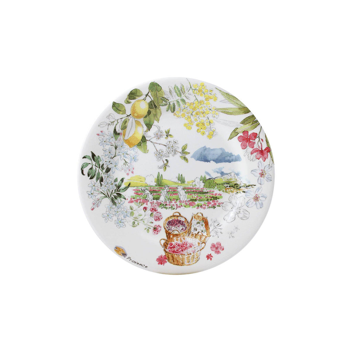 Gien Set of 4 Dessert Plates Assorted - Provence, alternate view