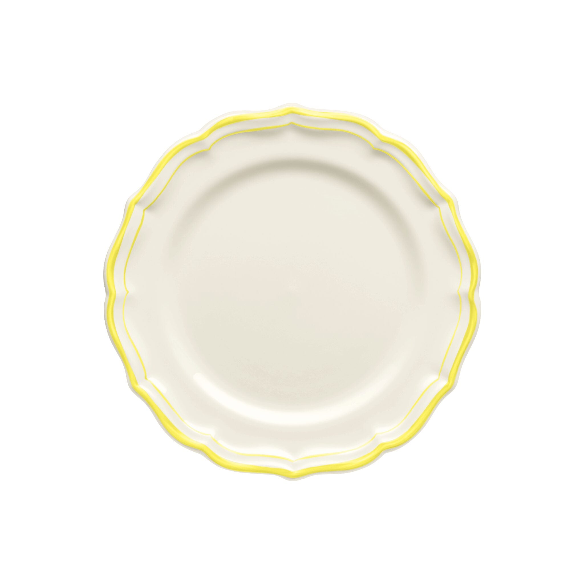 Gien Set of 4 Dessert Plates - Filet Lemon