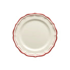 Gien Set of 4 Dessert Plates - Filet Red